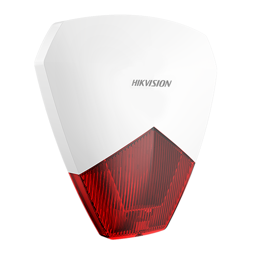 Sirena cablata AX PRO de exterior cu flash, led Rosu, IP54 – HIKVISION DS-PS1-R