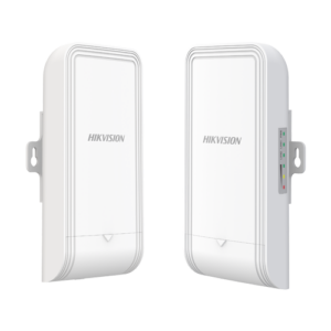 Set Bridge wireless 2.4GHz, 300Mbps, 1 km, 7dBi, PoE IN/OUT, Management – HIKVISION DS-3WF1000-EI-2N-P