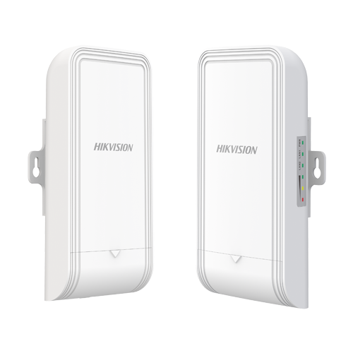 Set Bridge wireless 2.4GHz, 300Mbps, 1 km, 7dBi, PoE IN/OUT, Management – HIKVISION DS-3WF1000-EI-2N-P