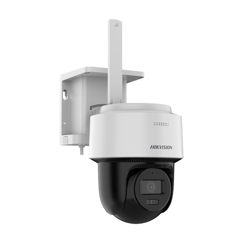 Camera IP PT, 4G, 4MP, 2.8mm, IR/WL 30m, Audio, Smart Tracking, panou solar, IP66 – HIKVISION DS-2CFSP4-4G