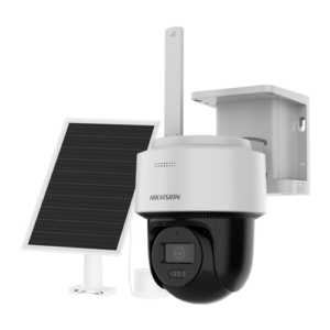 Camera IP PT, 4G, 4MP, 2.8mm, IR/WL 30m, Audio, Smart Tracking, panou solar, IP66 – HIKVISION DS-2CFSP4-4G