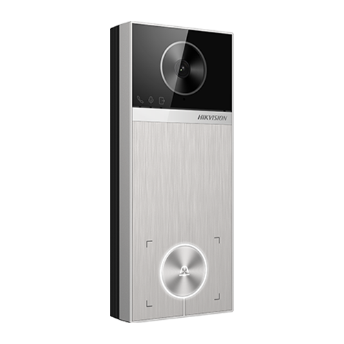 Panou exterior videointerfon TCP/IP 4MP, IR 3m, Wi-Fi6, Bluetooth, M1, IP65 – HIKVISION DS-KV6114-MWBE1
