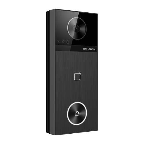 Panou exterior videointerfon TCP/IP 4MP, IR 3m, Wi-Fi6, Bluetooth, M1, IP65 – HIKVISION DS-KV6114-WBE1