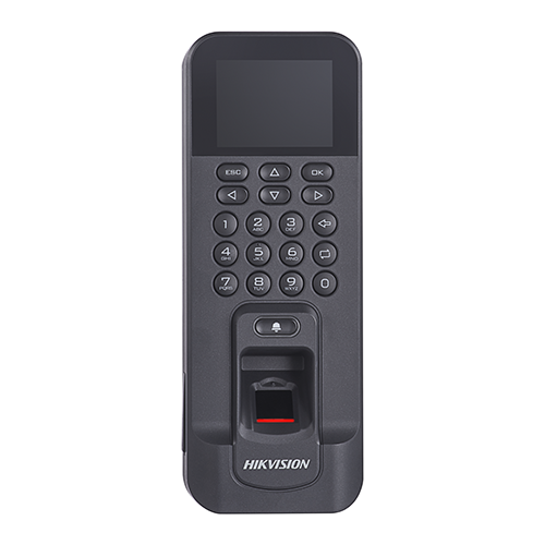 Terminal control acces cu pontaj, LCD 2.4 inch., PIN/M1, Wiegand 26/34, RS485, Wi-Fi – HIKVISION DS-K1T804AMF