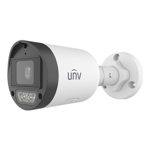 Camera IP 4MP, Dual Light, lentila 2.8mm, IR 30m, WL 30m, Mic, SDCard, PoE, IP67 – UNV IPC2124LB-AF28K-DL2