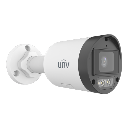 Camera IP 4MP, Dual Light, lentila 2.8mm, IR 30m, WL 30m, Mic, SDCard, PoE, IP67 – UNV IPC2124LB-AF28K-DL2