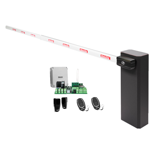 KIT complet bariera acces AUTO / 4 m, montaj universal ST/DR – MOTORLINE TURBO-4-LITE+ZUM75HTSL-4-KIT