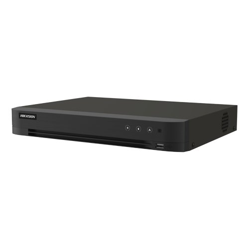 DVR AcuSense 4 ch., 4K + 4 ch. IP 4K, Audio bidirectional, Alarma, 1U – HIKVISION iDS-7204HTHI-M1-XT(4A+4/1ALM)