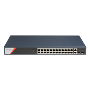 Switch L2, 24 x RJ45 1G PoE, 2 x SFP 1G, 2 x RJ45 1G, Management – HIKVISION DS-3E1528HP-SI-24P2T2F