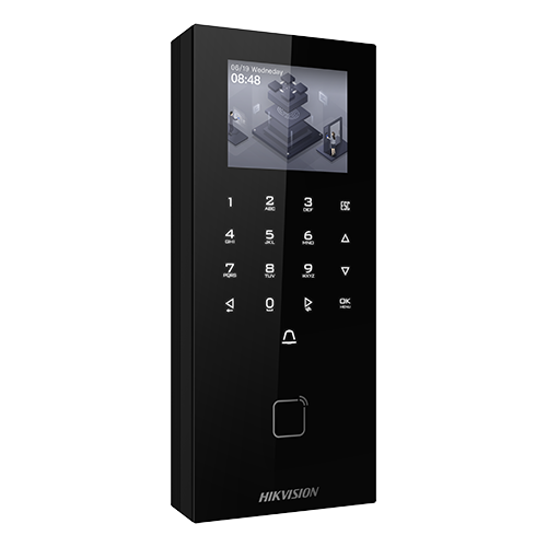 Terminal control acces, ecran 2.4 inch, PIN/Card M1, Bluetooth, Wiegand 26/34, RS485 – HIKVISION DS-K1T807MX-E1
