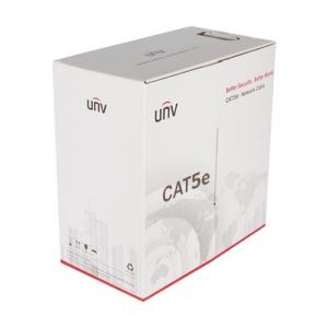 Cablu UTP cat5e 0.45mm, cupru integral, cutie 305 metri, ECA – UNV CAB-LC2100A-E2-ECA-IN