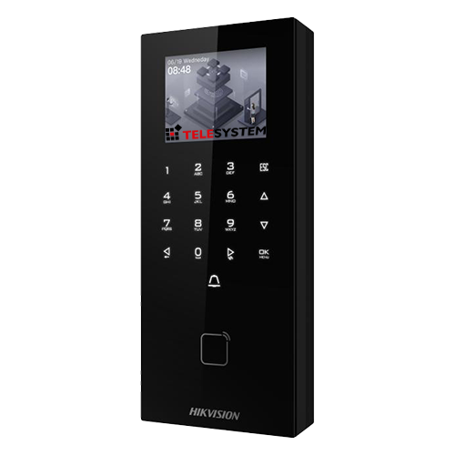 Terminal control acces, LCD 2.4 inch., PIN/M1, Wiegand 26/34, RS485, Bluetooth, Wi-Fi – HIKVISION DS-K1T807MBWX-QRE1