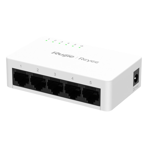 Switch L2, 5 x RJ45 1G, Unmanaged – Ruijie Reyee RG-ES05G-L