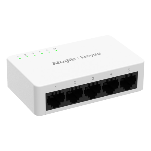 Switch L2, 5 x RJ45 1G, Unmanaged – Ruijie Reyee RG-ES05G-L