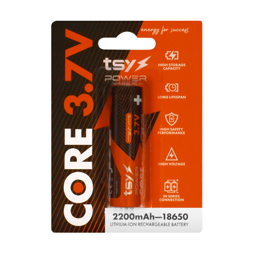 Acumulator Core Lithium-Ion 18650, 3.7V, 2200mAh TSY-CORE-2200