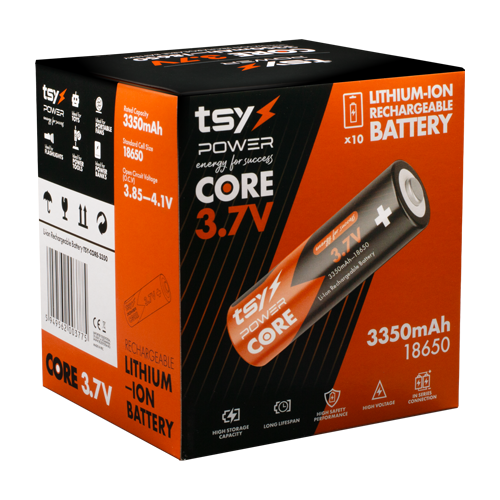 Acumulator Core Lithium-Ion 18650, 3.7V, 3350mAh TSY-CORE-3350