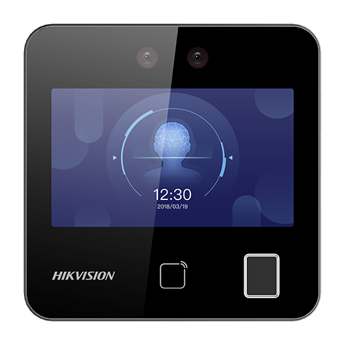 Terminal control acces recunoastere faciala, 4.3 inch touch screen, M1, Amprenta, Wi-Fi – HIKVISION DS-K1T343MFWX-B-S