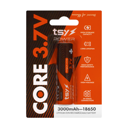 Acumulator Core Lithium-Ion 18650, 3.7V, 3000mAh TSY-CORE-3000
