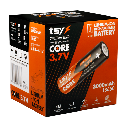 Acumulator Core Lithium-Ion 18650, 3.7V, 3000mAh TSY-CORE-3000