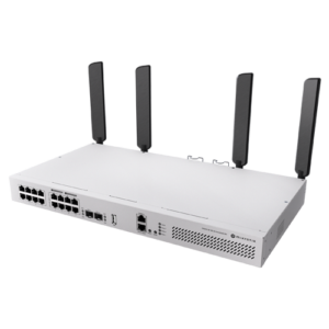 Switch L3, Wi-Fi 6 Dual-Band, 8 x RJ45 1G PoE, 8 x RJ45 1G, 2 x SFP+ 10G, 2 x AC, 1U – MikroTik CRS418-8P-8G-2S+5axQ2axQ-RM