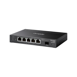 Switch L2+, 5 x RJ45 1G (4 x PoE+), 1 x SFP 1G, Budget PoE 63W, Management – TP-Link Omada SG2206MP