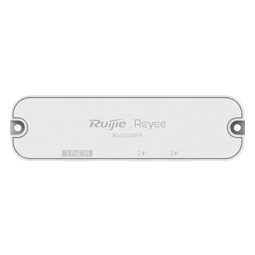 Switch/Extender PoE, 3 x RJ45 10/100 Mbps (2 x PoE+ Out, 1 x PoE+ In), Unmanaged – Ruijie Reyee RG-ES103F-P