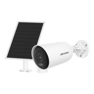 Camera 4G 4MP cu panou solar, lentila 2.8mm, IR 30m, WL 30m, Audio, IP66 – HIKVISION DS-2CFS04-4G-2.8mm