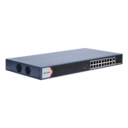 Switch 16 x RJ45 1G Smart PoE 125W, 2 x RJ45 1G, 2 x SFP 1G, Smart Management – HIKVISION DS-3E1520P-EI-M