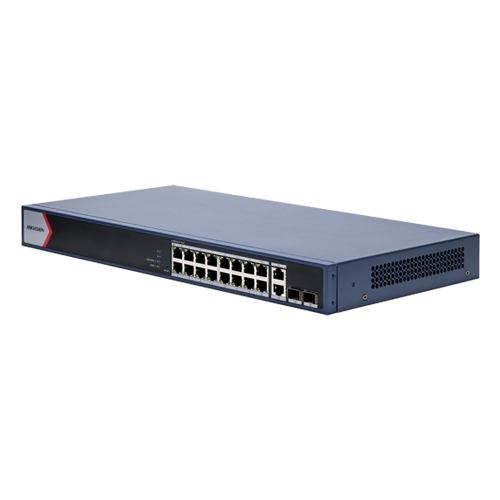 Switch 16 x RJ45 1G Smart PoE 125W, 2 x RJ45 1G, 2 x SFP 1G, Smart Management – HIKVISION DS-3E1520P-EI-M