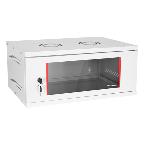 Rack perete 4U 19” 542X400, capacitate incarcare 50 kg, RAL7035 – ASYTECH Networking ASY-4U-5440SBW