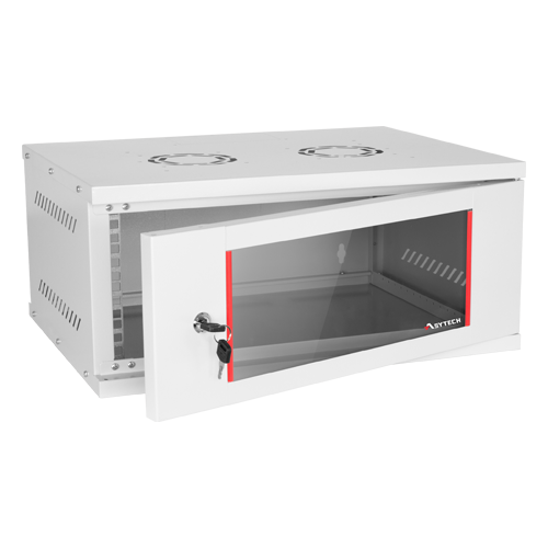 Rack perete 4U 19” 542X400, capacitate incarcare 50 kg, RAL7035 – ASYTECH Networking ASY-4U-5440SBW