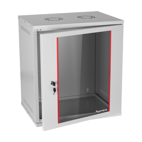 Rack perete 12U 19” 542X400, capacitate incarcare 50 kg, RAL7035 – ASYTECH Networking ASY-12U-5440SBW