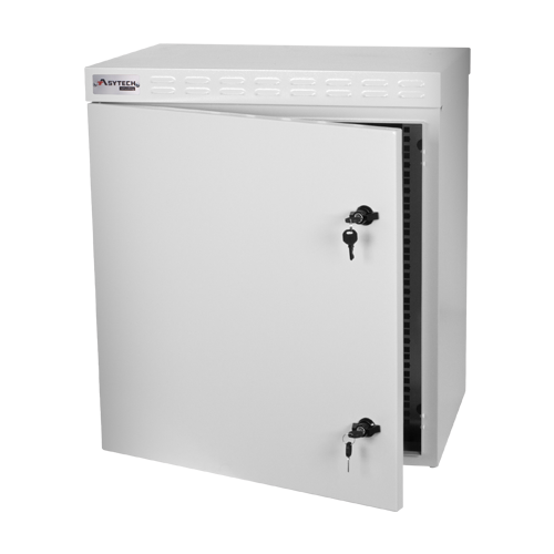 Cabinet rack exterior 12U 19” 600×450, capacitate incarcare 300 kg, IP55, IK10 – ASYTECH Networking ASY-12U-6045EXIP55