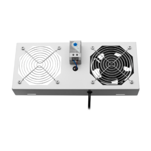 Modul 1 ventilator pentru rack SBW/EXIP55 19′, cu termostat, RAL 7035 – ASYTECH Networking ASY-FAN-EXIP55-THM-1F