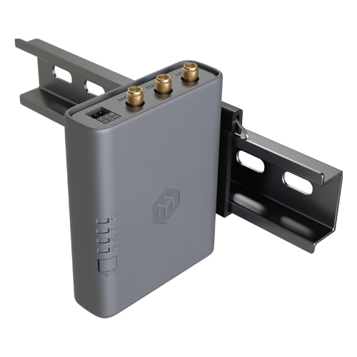 Gateway industrial LTE Cat.4, BLE, GNSS/GPS, eSIM + Nano SIM, 1 x RJ45Gigabit, PoE – MikroTik EC25-EU&KNe