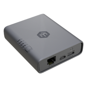 Gateway industrial LTE Cat.4, BLE, GNSS/GPS, eSIM + Nano SIM, 1 x RJ45Gigabit, PoE – MikroTik EC25-EU&KNe