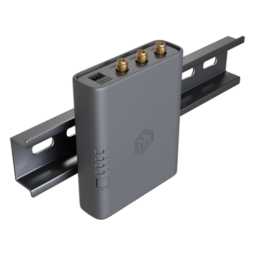 Gateway industrial LTE Cat.4, BLE, GNSS/GPS, eSIM + Nano SIM, 1 x RJ45Gigabit, PoE – MikroTik EC25-EU&KNe