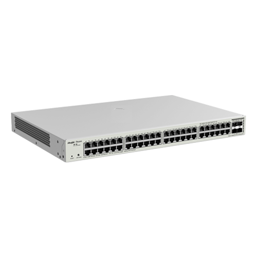 Switch L2, 48 x RJ45 1G PoE+, 4 x SFP 1G, PoE 370W, Cloud Management – Ruijie Reyee RG-NBS3100-48GT4SFP-P-V2