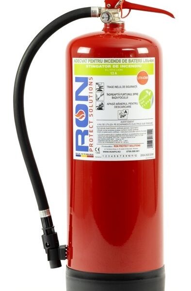 Stingător LITH-ION 9 pentru baterii litiu-ion, 9 L